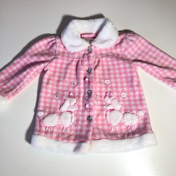 young hearts Other - 18 Month Girl Button Down Poodle 🐩 Jacket Coat